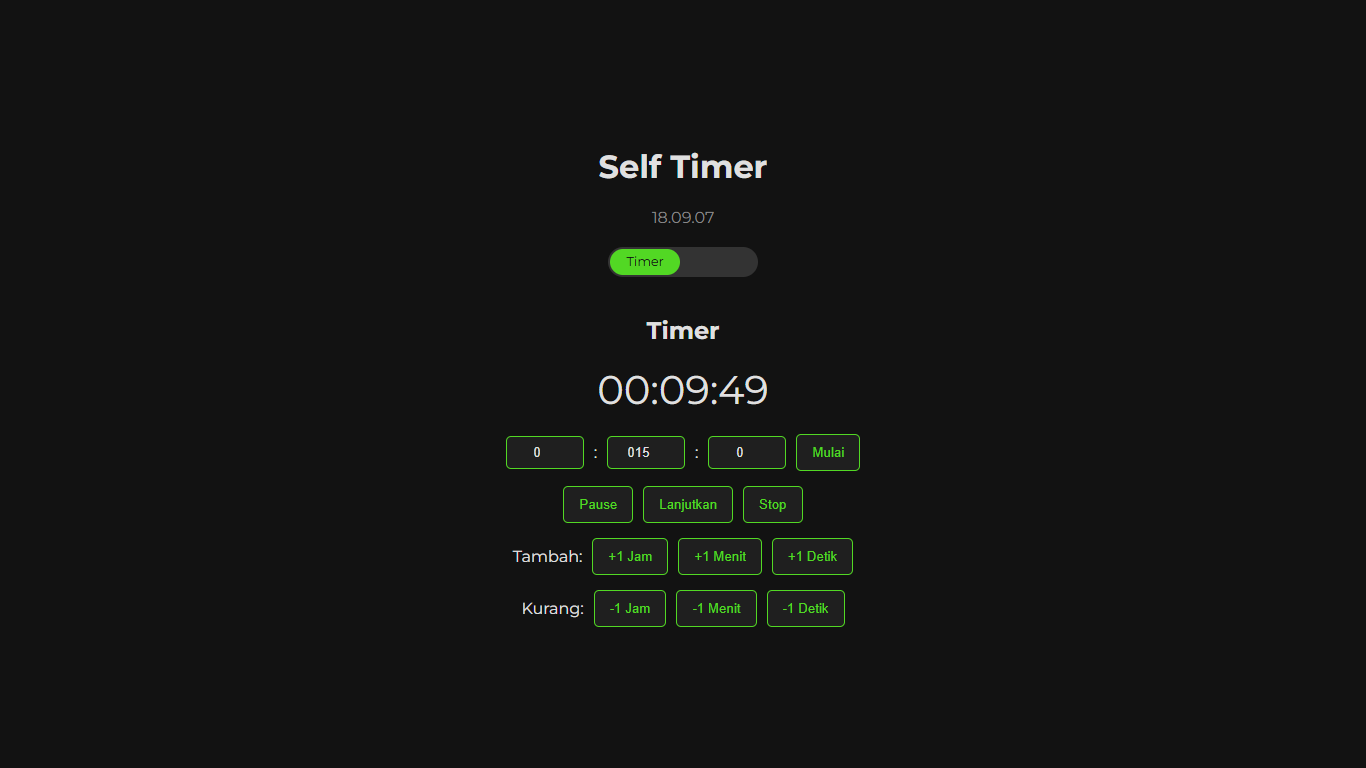 Self Timer